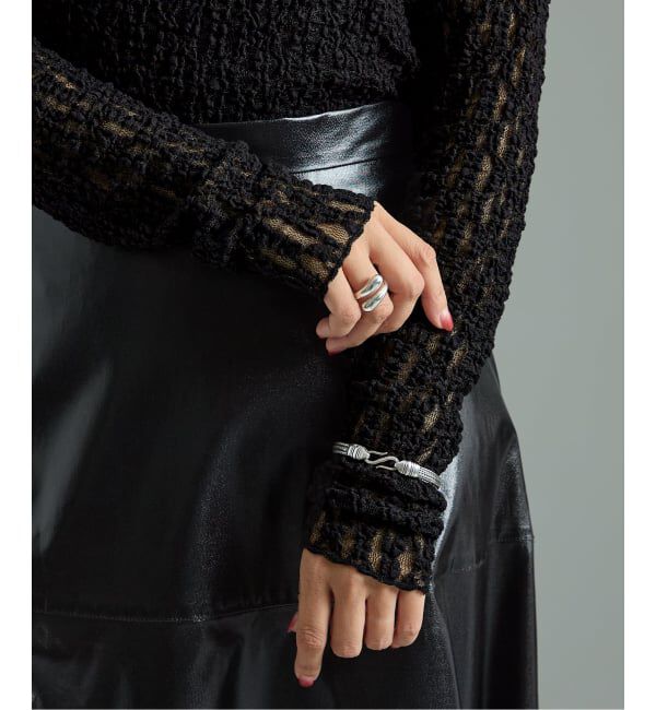 VERMEIL par iena「stretch lace プルオーバー」|シャツ・ブラウス|