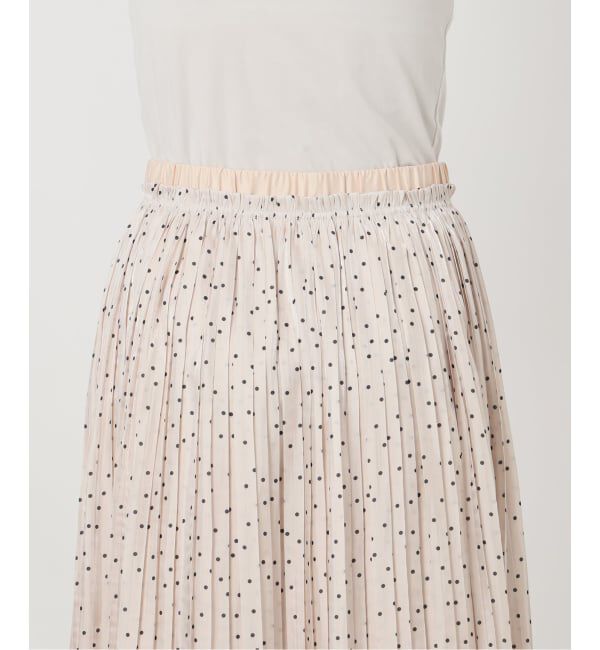 SLOBE IENA「ドットプリーツスカート」|スカート|