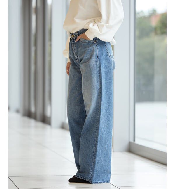 IENA LA BOUCLE「NEPLA./ネプラ ウエスタンバギー WOWBG-5A」|デニム|