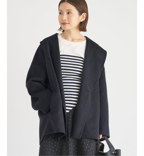 IENA「《追加2》Super160 ショールカラーハーフコート」|その他|