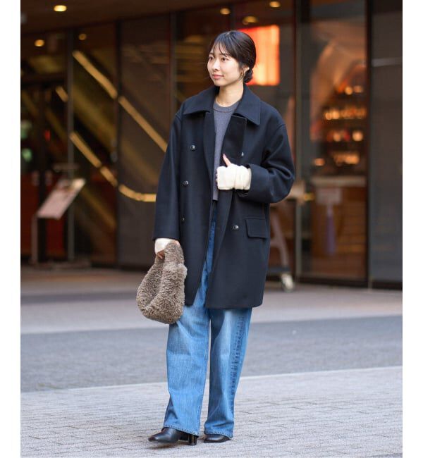 IENA「メルトンウール ピーコート」|ピーコート|