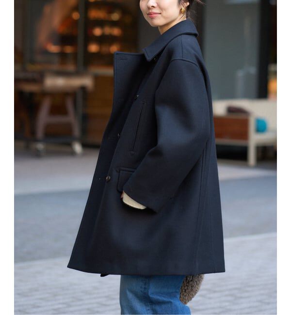 IENA「メルトンウール ピーコート」|ピーコート|