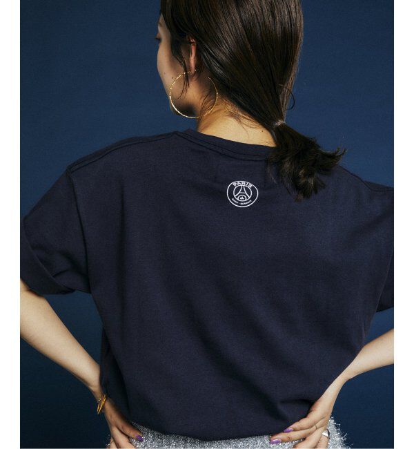 Paris Saint-Germain「【Paris Saint-Germain】バーシティロゴプリント Tシャツ」|Tシャツ・カットソー|