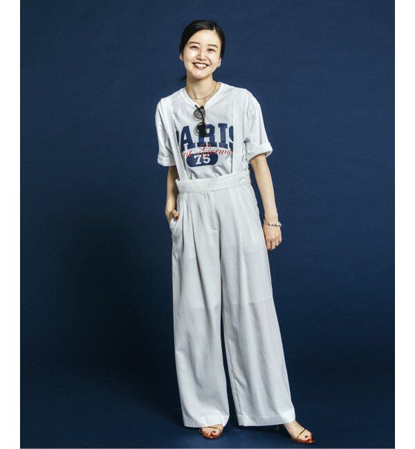 Paris Saint-Germain「【Paris Saint-Germain】バーシティロゴプリント Tシャツ」|Tシャツ・カットソー|