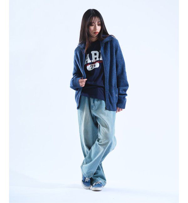 Paris Saint-Germain「【Paris Saint-Germain】バーシティロゴプリント Tシャツ」|Tシャツ・カットソー|