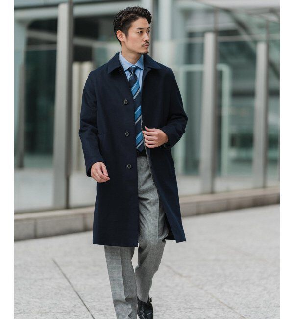 EDIFICE「MACKINTOSH(マッキントッシュ) 別注 DUNKELD/ダンケルド BT Loro Piana Fabric」|ステンカラーコート|