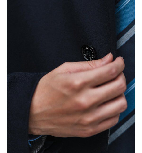 EDIFICE「MACKINTOSH(マッキントッシュ) 別注 DUNKELD/ダンケルド BT Loro Piana Fabric」|ステンカラーコート|