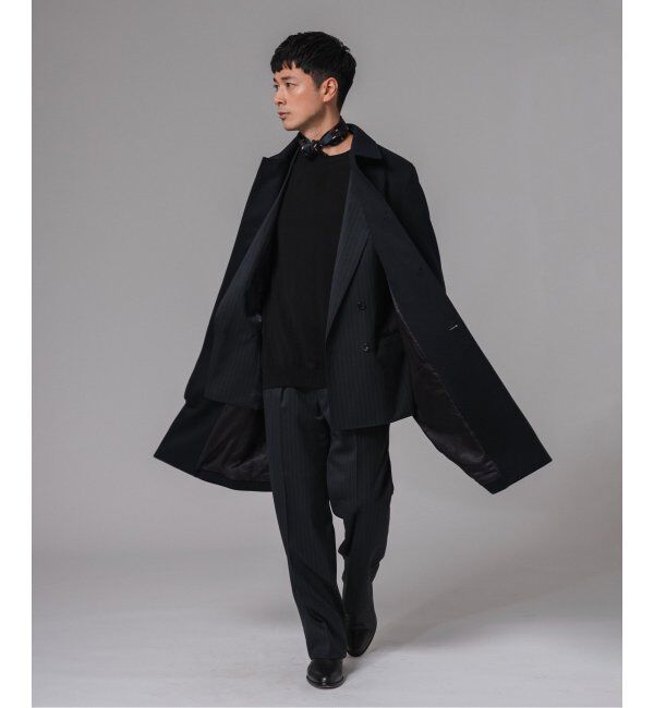 EDIFICE「MACKINTOSH(マッキントッシュ) 別注 DUNKELD/ダンケルド BT Loro Piana Fabric」|ステンカラーコート|