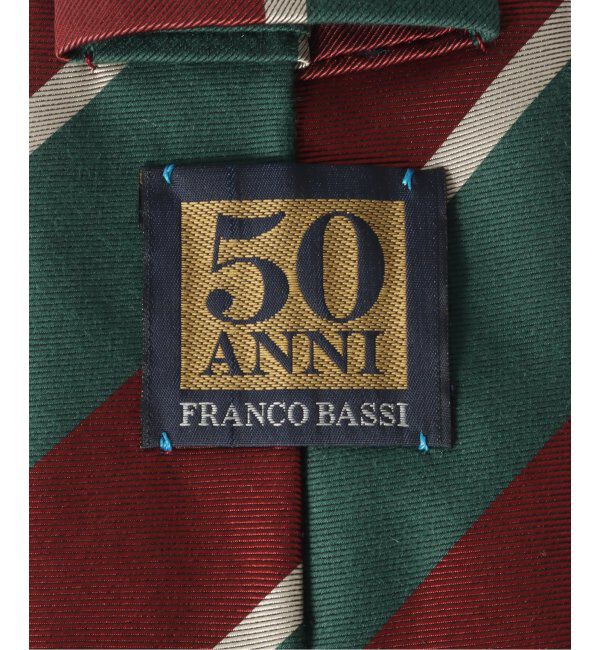 EDIFICE「FRANCO BASSI(フランコ バッシ) レジメンタルストラ U24IG40-C」|ネクタイ・蝶ネクタイ|