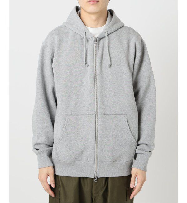 EDIFICE「LOOPWHEELER &times; LOWERCASE for EDIFICE ライトツリウラケ ジップパーカー」|パーカー|