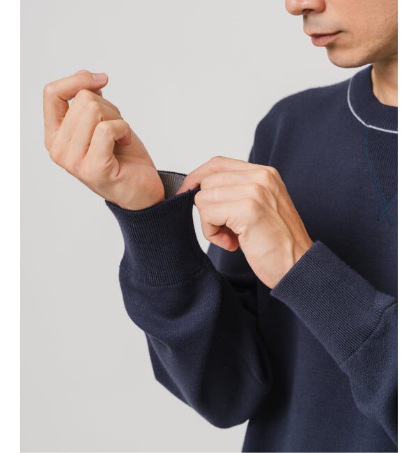 EDIFICE「スウェットライクニット」|ニット・セーター|
