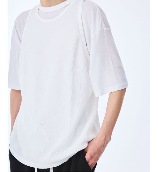 EDIFICE「E. TanC(タンク) MICRO WAFFLE タンクトップ」|タンクトップ|