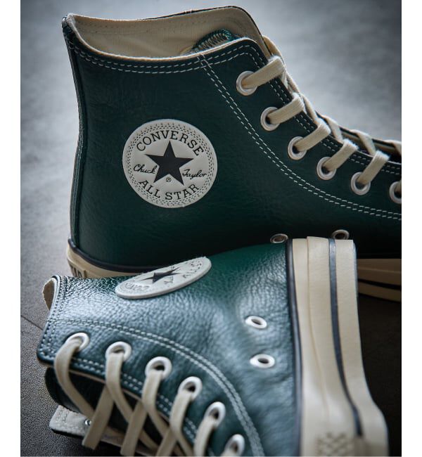 EDIFICE「CONVERSE(コンバース) LEATHER ALL STAR J HI」|その他|グリーン
