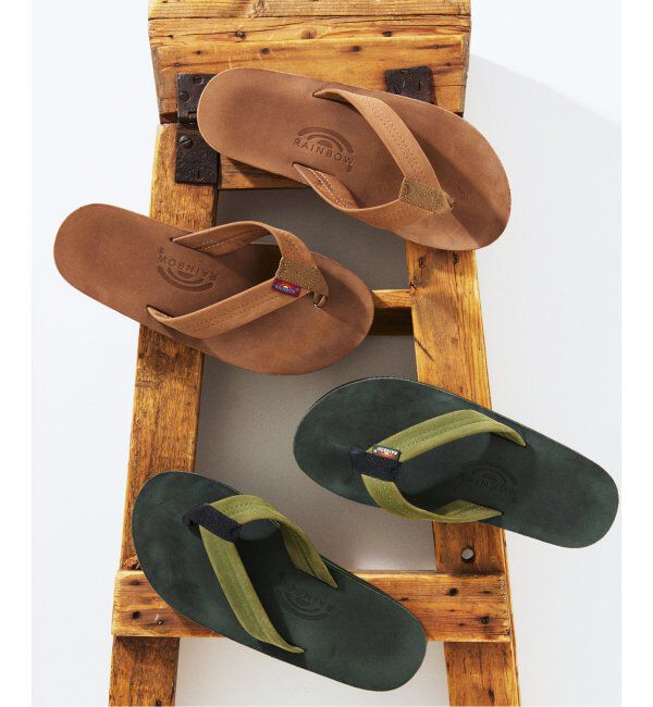 JOURNAL STANDARD relume「RAINBOW SANDALS / レインボーサンダル 別注 Double Layer レザーサンダル」|サンダル|
