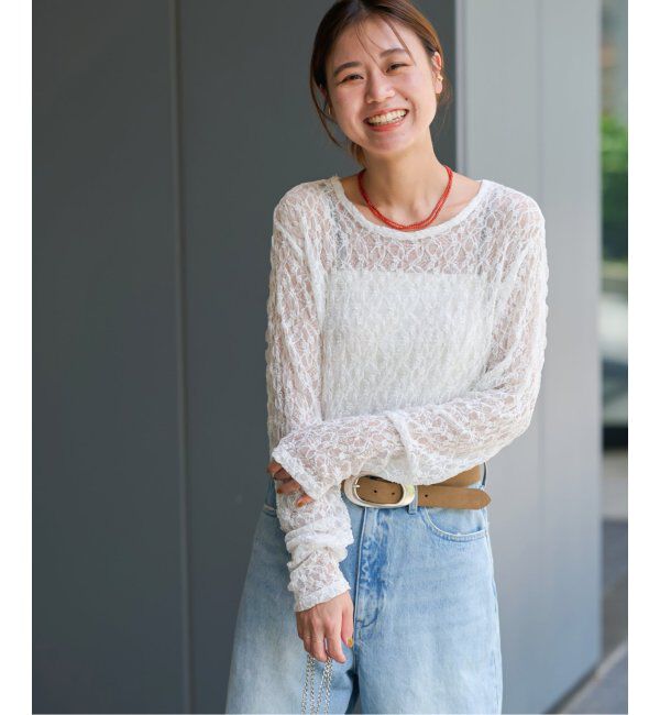 JOURNAL STANDARD relume「シアーレースロングスリーブTEE」|Tシャツ・カットソー|