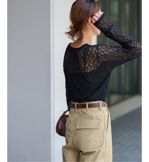 JOURNAL STANDARD relume「シアーレースロングスリーブTEE」|Tシャツ・カットソー|