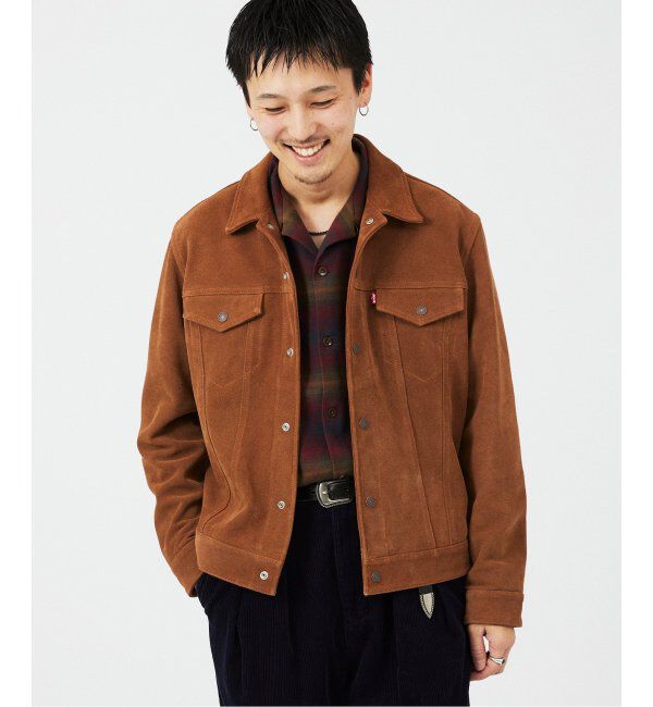 JOURNAL STANDARD relume「LEVI&rsquo;S(R) / リーバイス(R) 別注 TYPE III スエード トラッカージャケット」|ライダースジャケット|