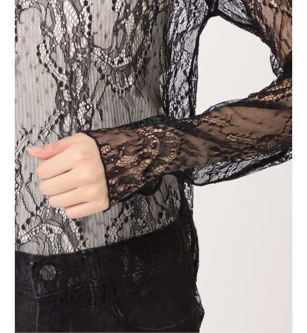 JOURNAL STANDARD relume「ラッセルストレッチレースハイネック」|Tシャツ・カットソー|