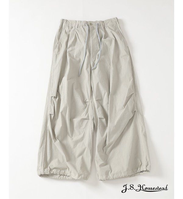 J.S.Homestead「J.S.Homestead / ガーメントダイナイロン HAKAMA パンツ」|その他|ナチュラル