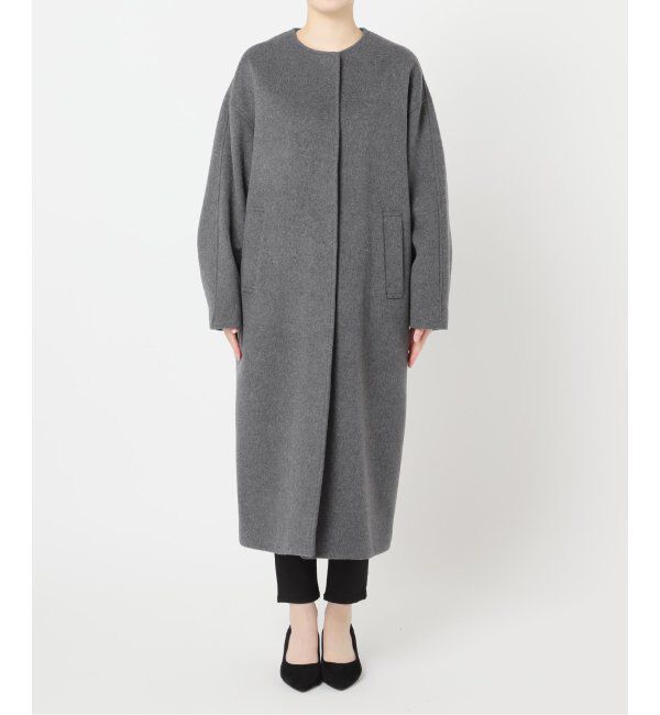 JOURNAL STANDARD「《追加2》スーパー140ビーバーノーカラーコート」|ノーカラーコート|