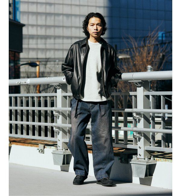 JOURNAL STANDARD relume「PROCESSING ベルテッド&rdquo;ROOMY&rdquo; デニムスラックス」|デニム|