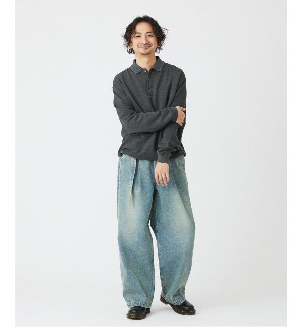 JOURNAL STANDARD relume「PROCESSING ベルテッド&rdquo;ROOMY&rdquo; デニムスラックス」|デニム|