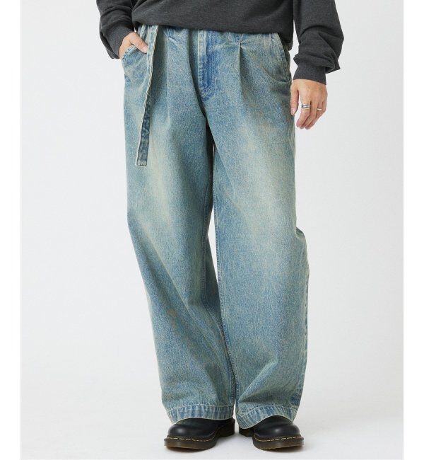 JOURNAL STANDARD relume「PROCESSING ベルテッド&rdquo;ROOMY&rdquo; デニムスラックス」|デニム|