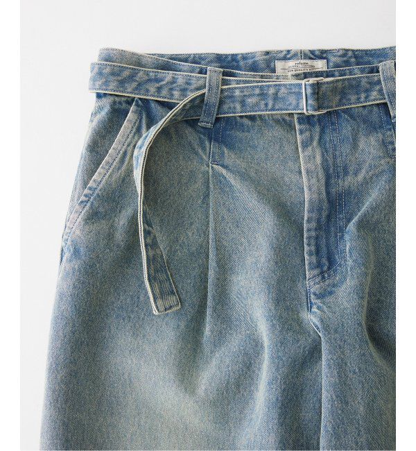 JOURNAL STANDARD relume「PROCESSING ベルテッド&rdquo;ROOMY&rdquo; デニムスラックス」|デニム|