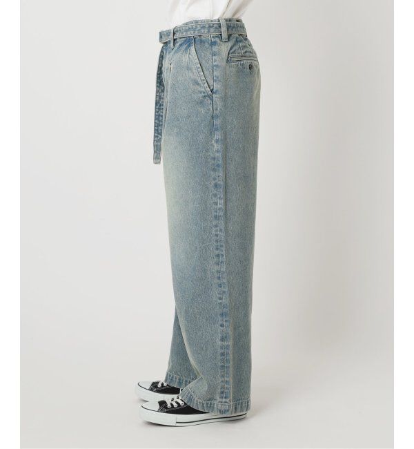 JOURNAL STANDARD relume「PROCESSING ベルテッド&rdquo;ROOMY&rdquo; デニムスラックス」|デニム|