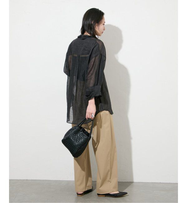 JOURNAL STANDARD「【撥水/接触冷感/洗える/UVカット】リネンナイロンストレッチワイドパンツ」|その他|