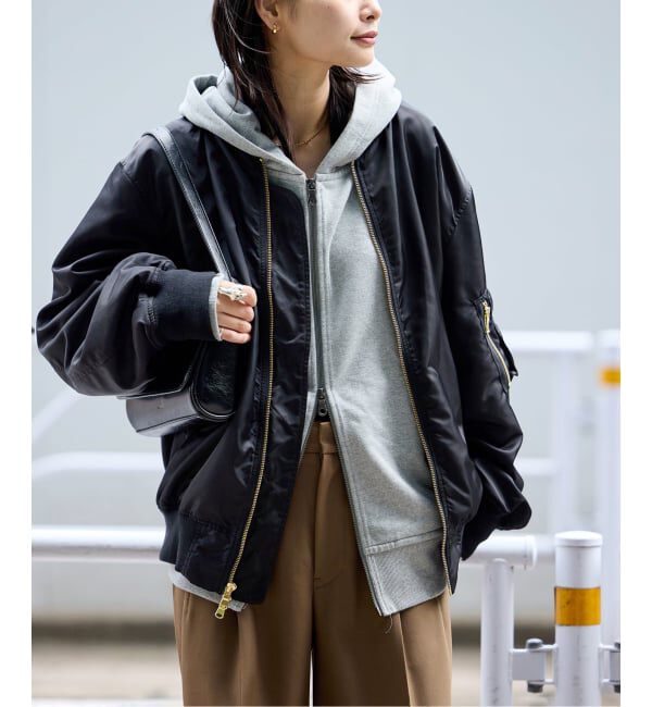 JOURNAL STANDARD「《追加》【洗える】ダブルジップMA-1」|ブルゾン・スタジャン|