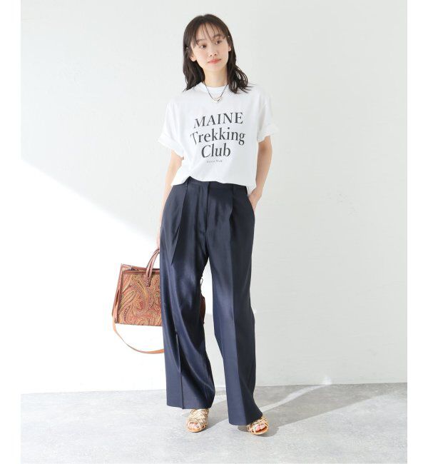 journal standard L'essage「【MAINE】ピグメントTシャツ」|Tシャツ・カットソー|