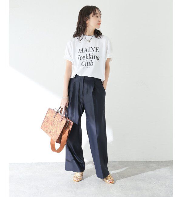journal standard L'essage「【MAINE】ピグメントTシャツ」|Tシャツ・カットソー|