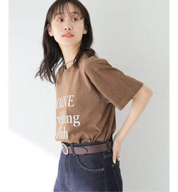 journal standard L'essage「【MAINE】ピグメントTシャツ」|Tシャツ・カットソー|