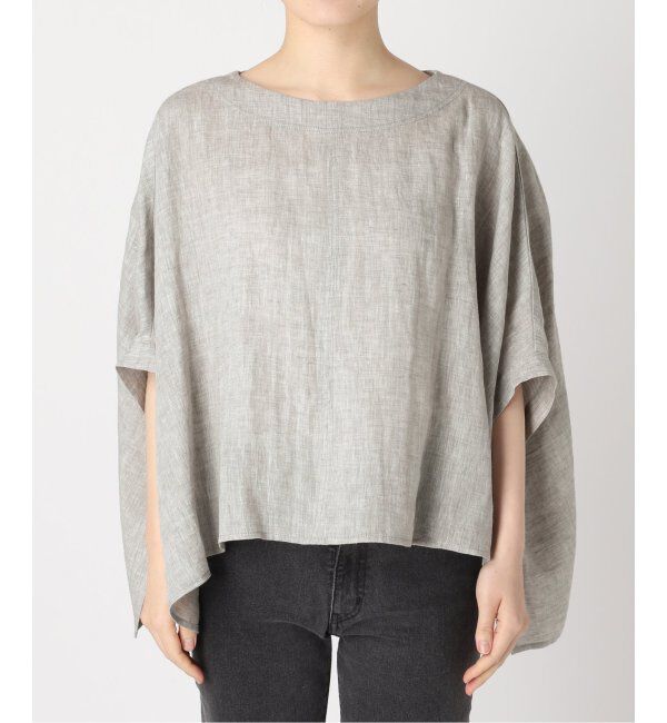 JOURNAL STANDARD relume「《追加》手洗い可 / No.14フレンチリネンポンチョプルオーバー」|シャツ・ブラウス|