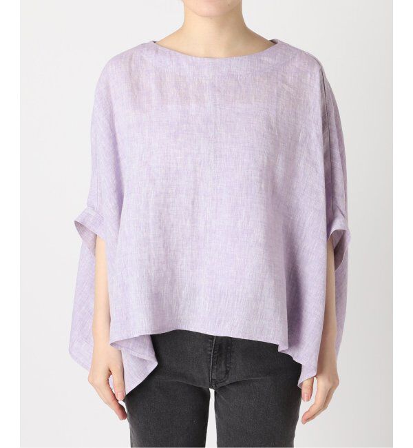 JOURNAL STANDARD relume「《追加》手洗い可 / No.14フレンチリネンポンチョプルオーバー」|シャツ・ブラウス|