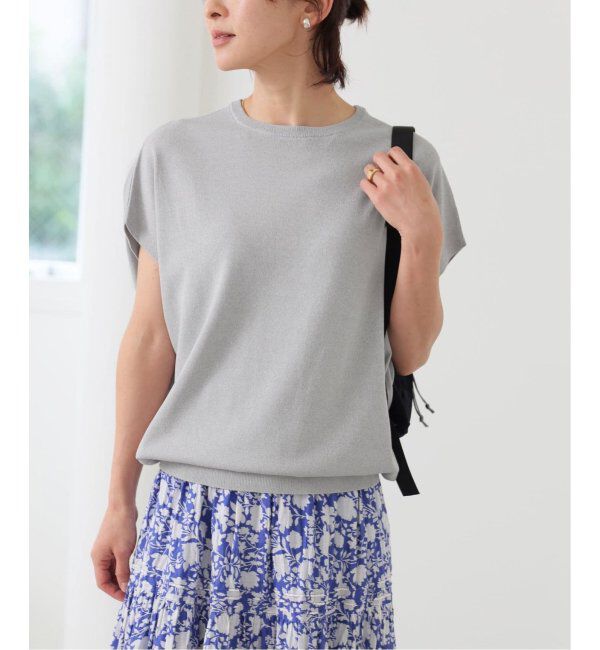 JOURNAL STANDARD relume「《追加》接触冷感 / ウォッシャブルクールプルオーバー」|ニット・セーター|グレーB