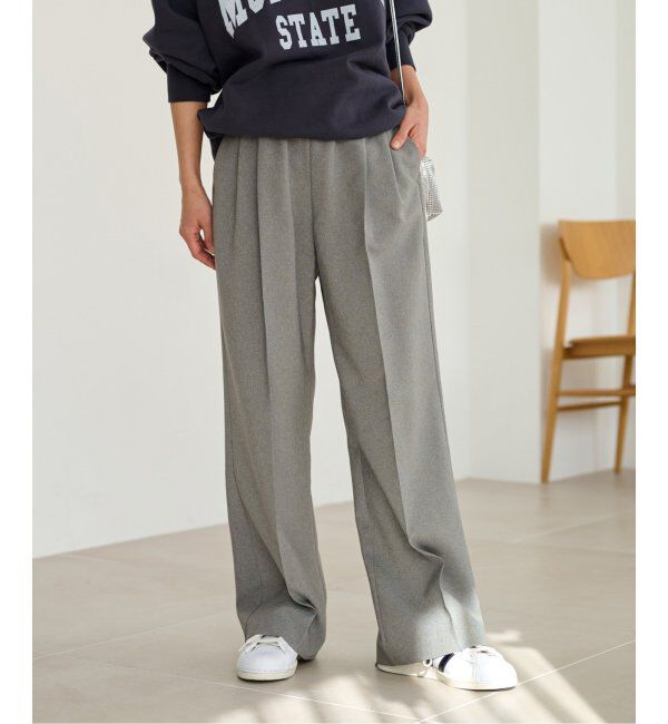 JOURNAL STANDARD relume「《WEB限定追加5》マットウースフレアタックパンツ」|スラックス|