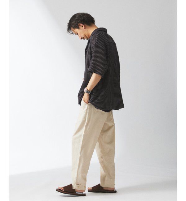 JOURNAL STANDARD relume「ストライプ カラーレース 半袖シャツ」|シャツ・ブラウス|