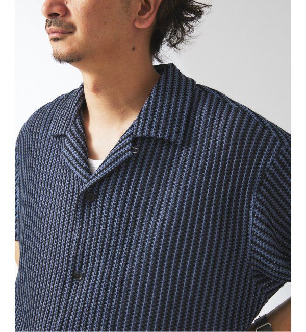 JOURNAL STANDARD relume「ストライプ カラーレース 半袖シャツ」|シャツ・ブラウス|