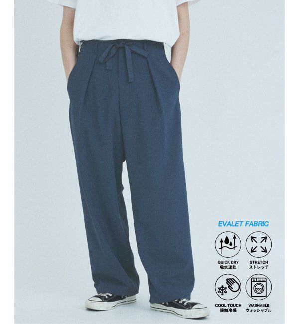 JOURNAL STANDARD「EVALET ギンガム オーバーパンツ / セットアップ対応」|その他|ネイビー