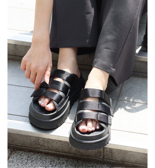 JOURNAL STANDARD relume「【UGG/アグ】W GOLDENGLOW SLIDE：サンダル」|サンダル|ブラック
