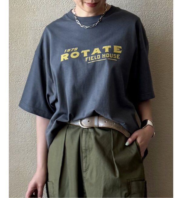 journal standard luxe「プリントT (ROTATE)」|Tシャツ・カットソー|グレー