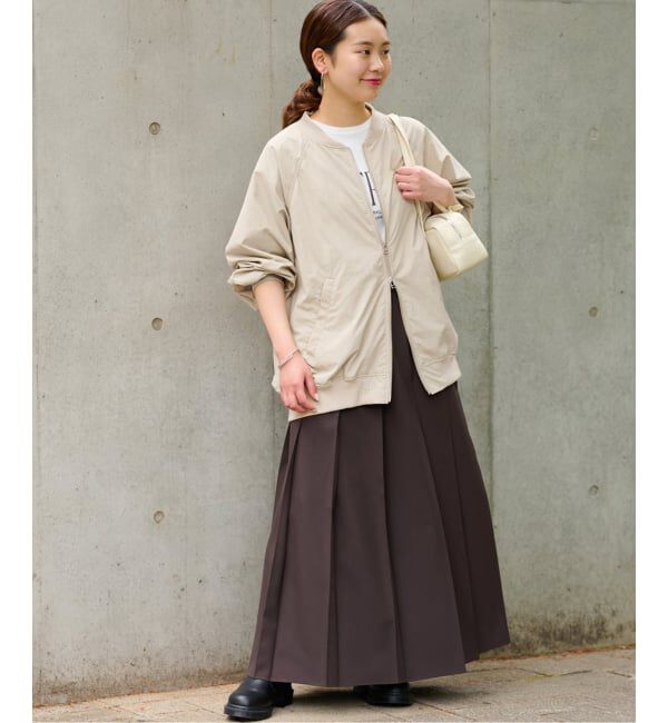 JOURNAL STANDARD relume「ウォッシャブルナイロンダブルジップMA-1」|ブルゾン・スタジャン|