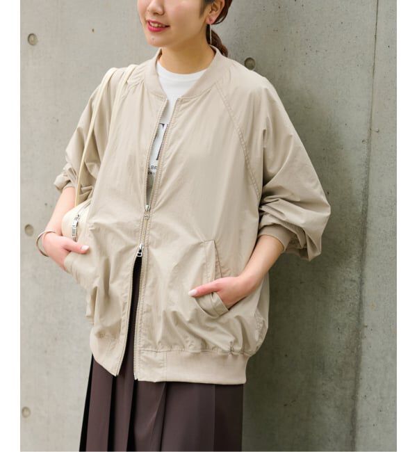 JOURNAL STANDARD relume「ウォッシャブルナイロンダブルジップMA-1」|ブルゾン・スタジャン|