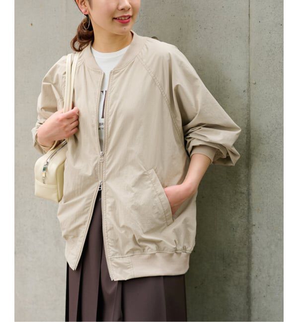 JOURNAL STANDARD relume「ウォッシャブルナイロンダブルジップMA-1」|ブルゾン・スタジャン|