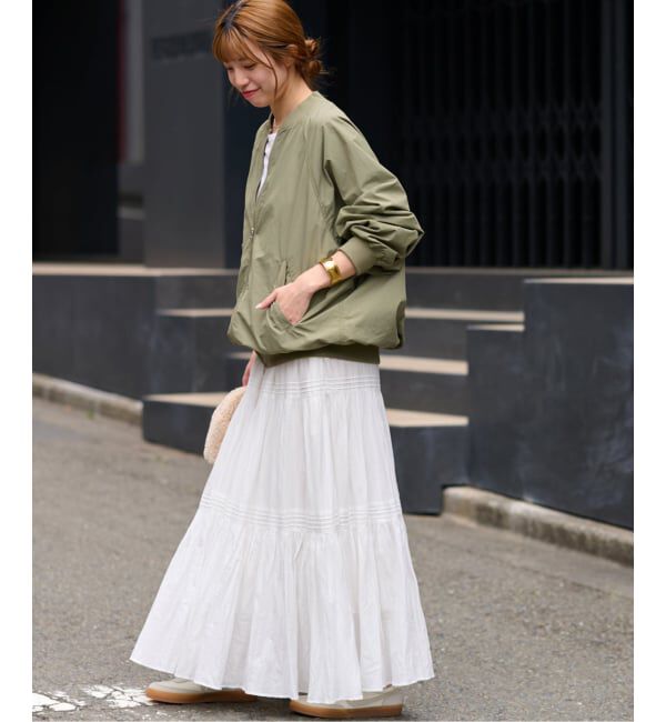 JOURNAL STANDARD relume「ウォッシャブルナイロンダブルジップMA-1」|ブルゾン・スタジャン|