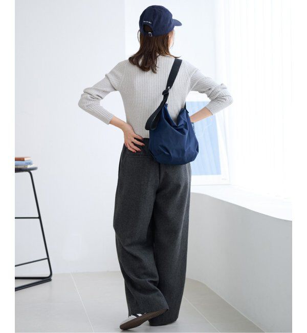 JOURNAL STANDARD relume「《追加 / 新色》ウォッシャブルレーヨンリブクルーネックプルオーバー」|ニット・セーター|