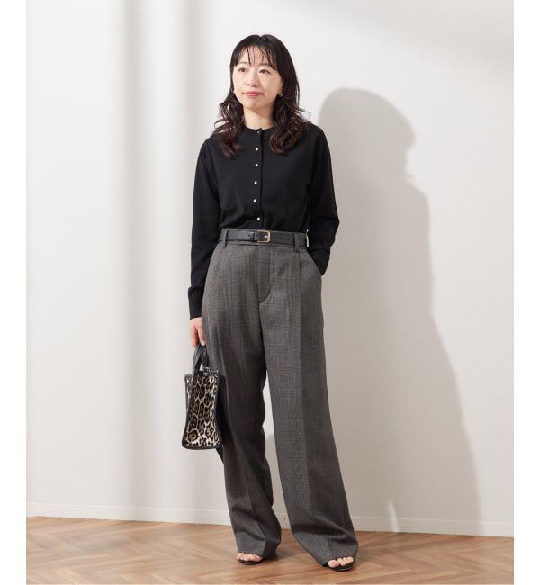 journal standard L'essage「2/48チェックパンツ」|スラックス|