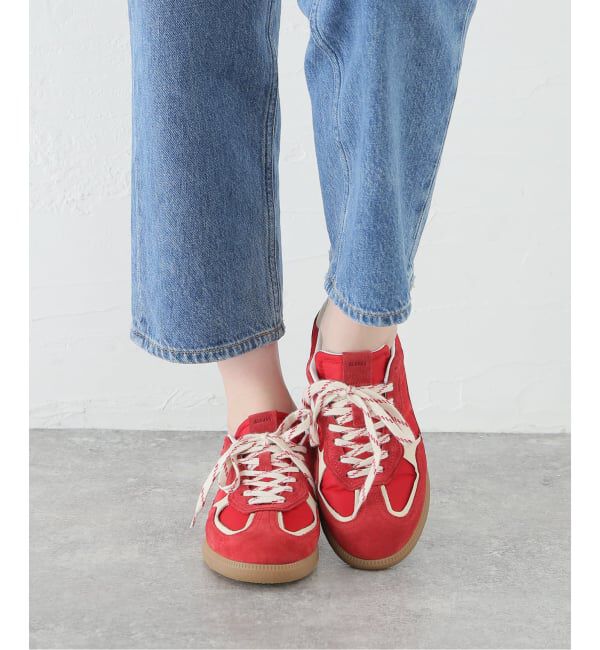 journal standard L'essage「【ALOHAS/アロハス】Tb.490 Rife Sheen Red Leather Sne：スニーカー」|スニーカー|